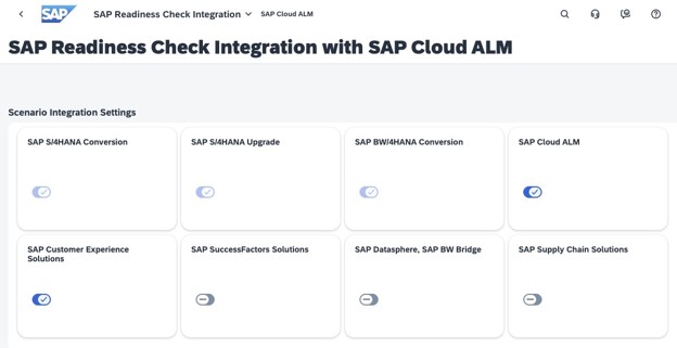 SAP Readiness Check