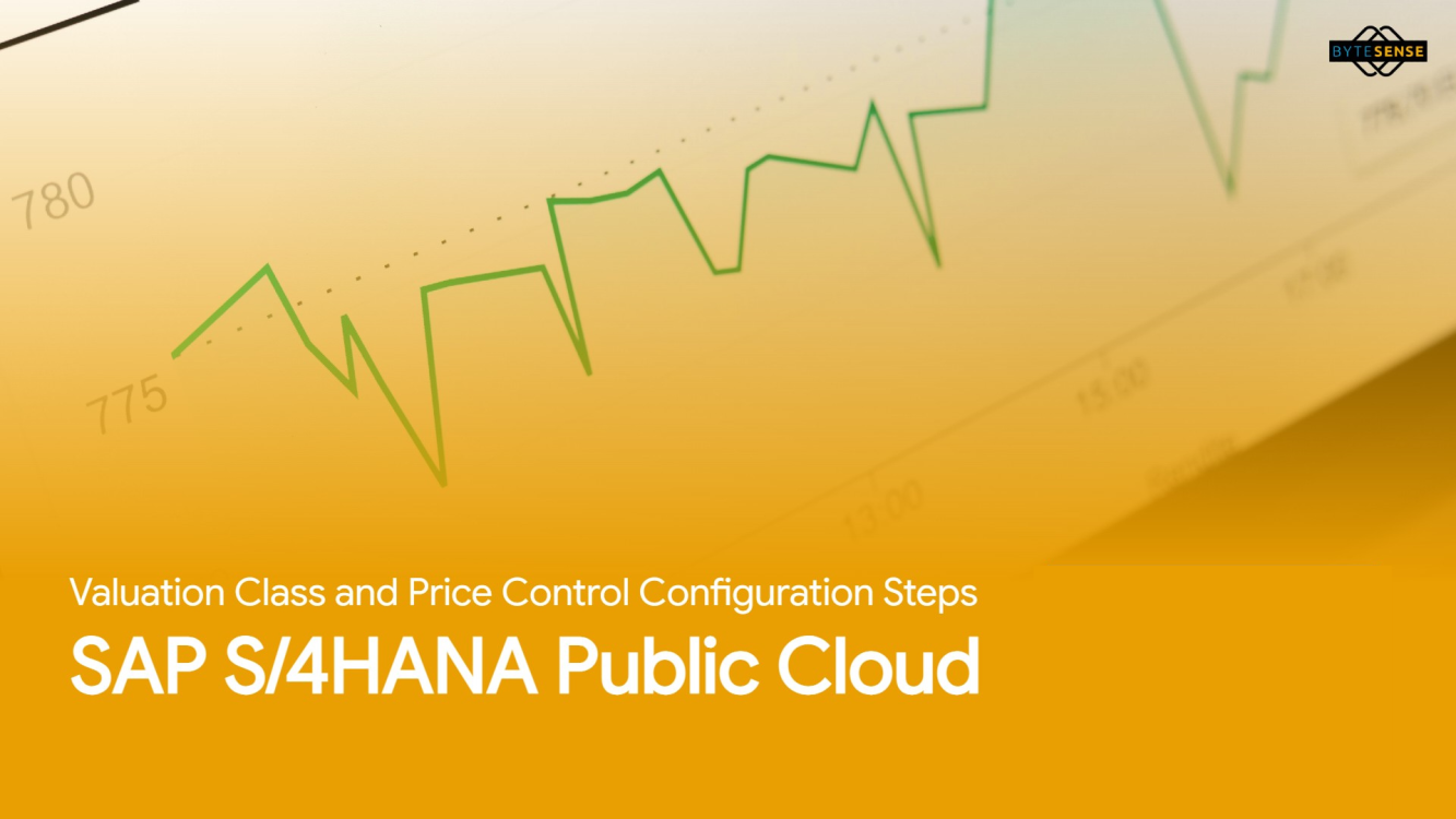 Valuation Class and Price Control Configuration Steps in SAP S/4HANA Public Cloud