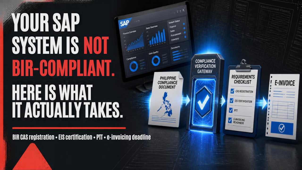 Your SAP System Is Not BIR-Compliant. Here Is What It Actually Takes.